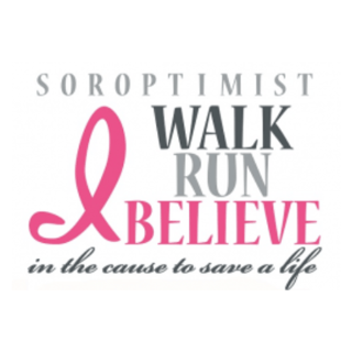 Soroptimist Walk/Run/Believe for the Cause Logo