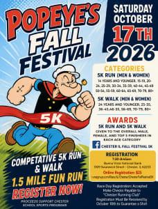 Popeye's Fall Festival 5K Logo