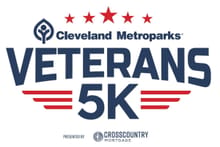 Cleveland Metroparks Veterans Day 5k presented by CrossCountry Mortgage logo