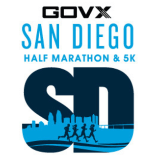 2027 GOVX San Diego Half Marathon & 5K Logo