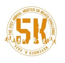 22nd Annual Muster 5K Beach Challenge logo