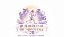Run to Defeat the Monsters- DV Awareness logo