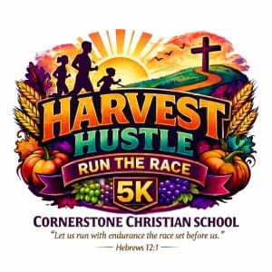 Harvest Hustle : Run the Race Logo