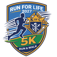 Knights of Columbus Run for Life 5K logo