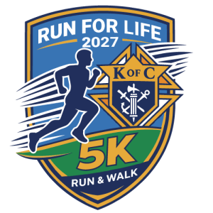 Knights of Columbus Run for Life 5K Logo