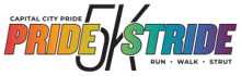Capital City Pride Stride 5K logo