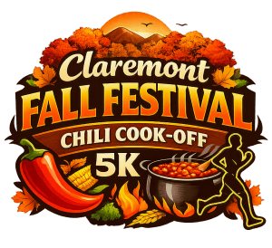 Claremont Fall Festival & Chili Cook-Off 5K Logo