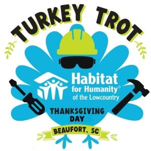 Habitat for Humanity of the Lowcountry's TURKEY TROT 5K Logo