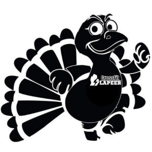 CrossFit Lapeer's 6th Annual Turkey Chase 5K Logo
