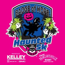 Badge of Hope Haunted 5K logo