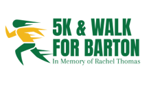 5k & Walk for Barton In Memory of Rachel Thomas logo