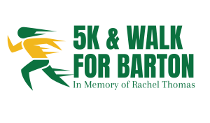 5k & Walk for Barton In Memory of Rachel Thomas Logo