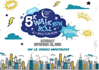 9th Annual Dreams Come True 5K & 1 Mile Fun Run presented by TOTE Logo