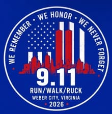 9.11 Remembrance Run - Walk - Ruck logo