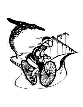 Flatlander Bike Ride Logo