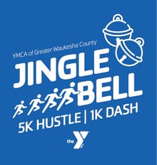 Jingle Bel 5K Hustle/1K Dash logo