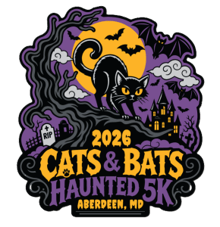 Cats & Bats Haunted 5K logo