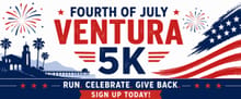 Ventura 4th of July 5k logo