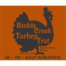 Budds Creek Turkey Trot 5k, 10k, & Half logo