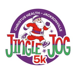 Jacksonville Jingle Jog 5K & Fun Run Presented by CHRISTUS Health Logo