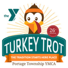 26th Annual Turkey Trot - Portage Township YMCA logo