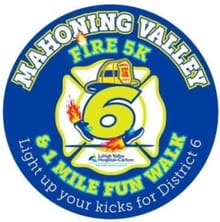 Mahoning Valley Volunteer Fire Co. No. 1 5K and 1 Mile Fun Walk logo