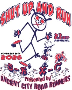 Shut Up and Run 5K Logo