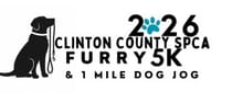 Clinton County SPCA Furry 5K + 1 Mile Dog Jog logo