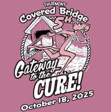 Gateway to the Cure Covered Bridge 5K logo