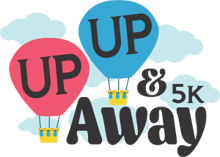 Up Up and Away 5k logo