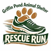 Griffin Pond Animal Shelter Rescue Run logo