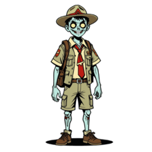 Cub Scout Pack 3254 Twilight Zombie Trail 5k & Monster Dash logo