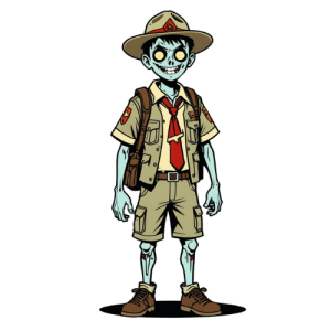 Cub Scout Pack 3254 Twilight Zombie Trail 5k & Monster Dash Logo