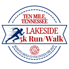 6th Annual Lakeside Ten Mile 5K Fun Run logo