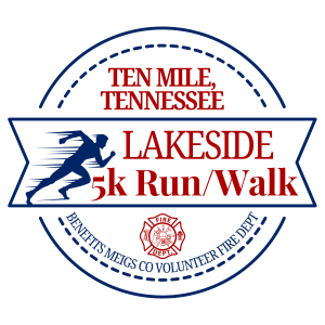6th Annual Lakeside Ten Mile 5K Fun Run Logo
