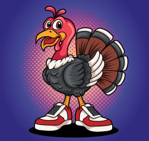Thankful Turkey Half Marathon & 5K Logo