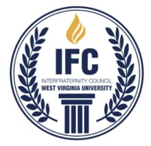 WVU IFC 5k logo