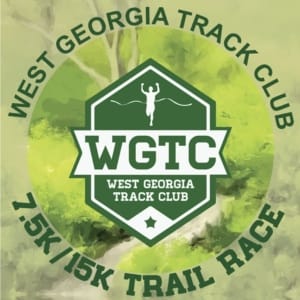West Georgia Track Club Trail Race 7.5K & 15K Logo