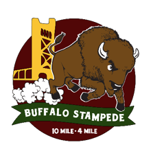 Buffalo Stampede 10-Mile and 4-Mile Run/Walk logo