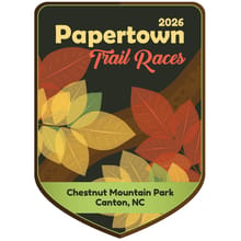 Papertown Trail Races logo