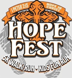 Hope Fest 5K Walk/Run & Kids Fun Run Logo