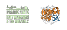 Long Grove's Prairie State Half Marathon, 10K & Oktoberfest 5K logo