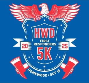 The Homewood First Responders 5K & Fun Run Logo