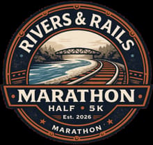 Rivers & Rails - Marathon, Half Marathon & 5K logo