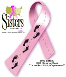 6000 Sisters, 6000 Steps for Hope Breast Cancer Walk & Health Expo logo