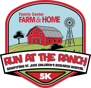 Run at the Ranch 5K - Benefitting St. Jude Children's Research Hospital Logo