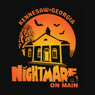 Kennesaw Grand Prix Race Series: Nightmare on Main 5K Logo