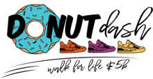 Heartline Donut Dash Walk/Run for Life 5k logo