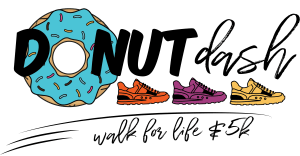 Heartline Donut Dash Walk/Run for Life 5k Logo
