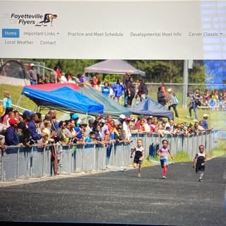 Fayetteville Flyers Track Club logo